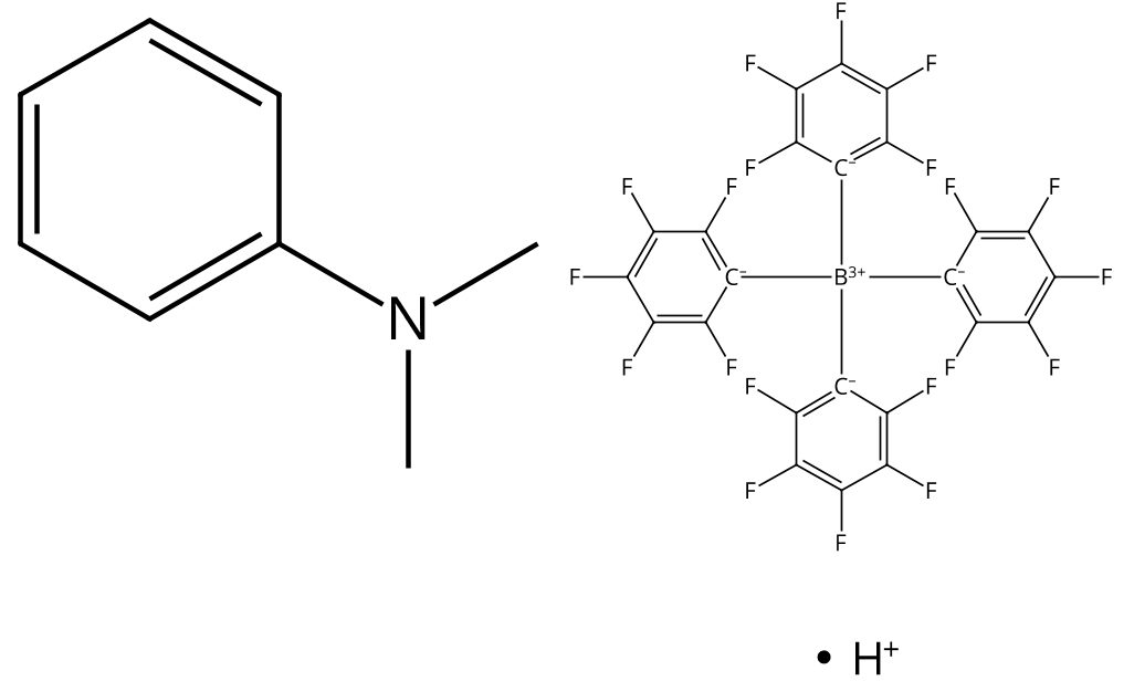 N,N-Dimethylanilinium tetra(pentafluorophenyl)borate - CAS:118612-00-3 - Me2anilinium(F5Ph)414, Dimethylanilinium tetrakis (pentafluorophenyl)borate